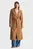 Женский бежевый плащ FLUID BELTED COAT